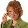 Dear Lucy, I disagree with much of your career advice, but that's okay, because your over the glasses glare is on point.